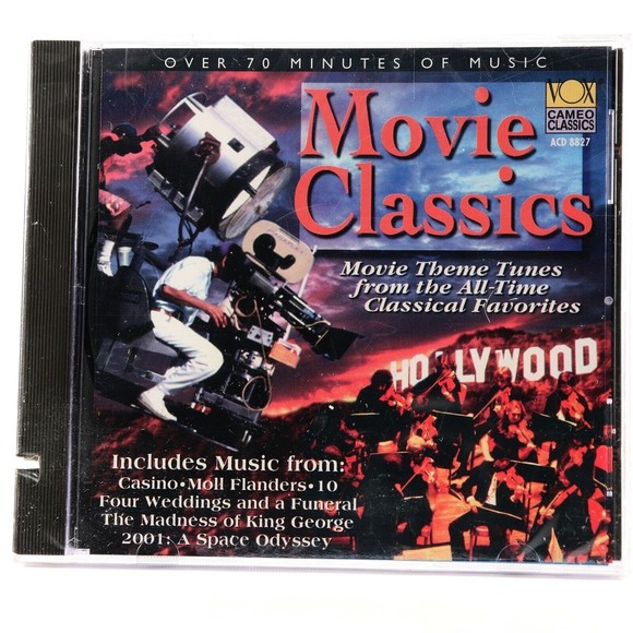 Movie Classics: Movie Theme Tunes (CD, 1996, Vox ) SEALED, SAW CUT CASE & INLAY - Picture 1 of 5